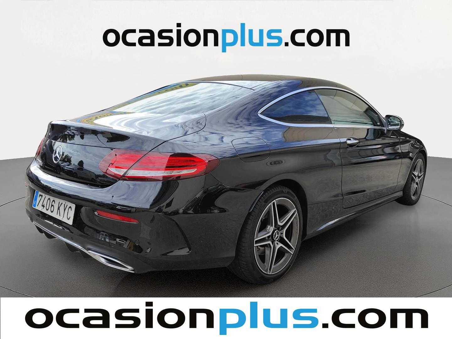 Foto trasera Mercedes Clase C Mercedes Clase C Coupe 220 d (194 CV) Pack AMG derecha