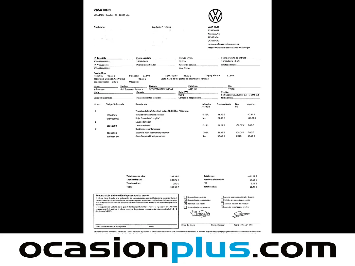 Foto Volkswagen Golf Sportsvan Volkswagen Golf Sportsvan Advance 1.4 TSI BMT (125 CV)