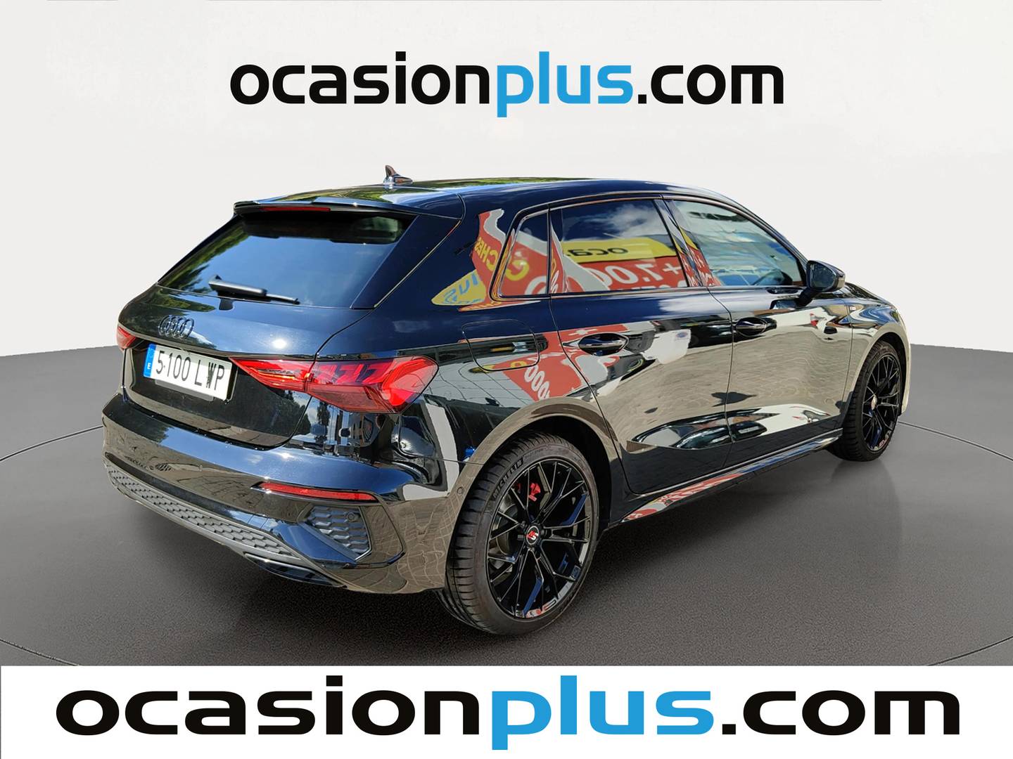 Foto trasera Audi A3 Audi A3 Sportback Black line 30 TFSI (110 CV) S tronic derecha