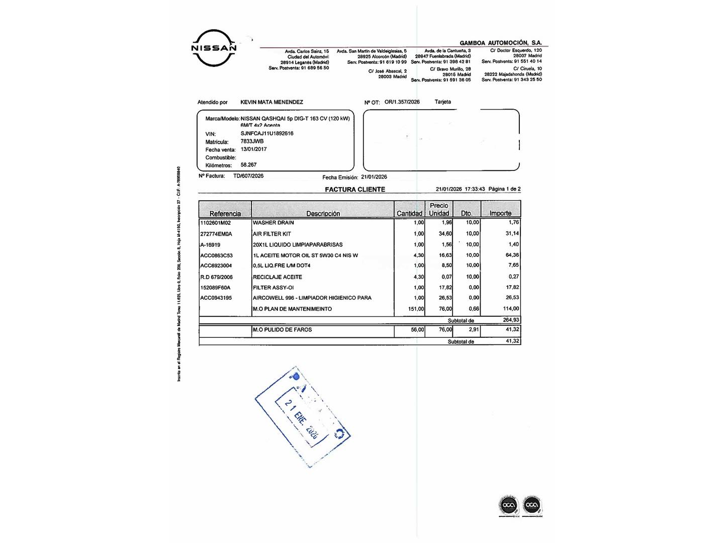 Foto Nissan QASHQAI Nissan Qashqai DIG-T 163 Acenta 4x2 (163 CV)