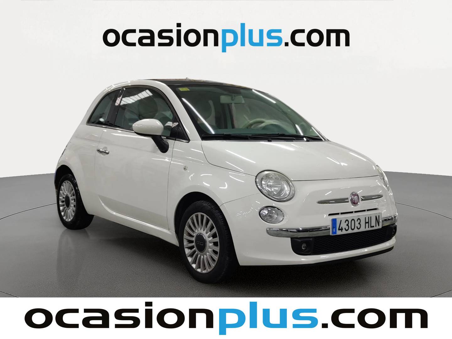 Foto delantera Fiat 500 Fiat 500 1.2 8v Lounge (69 CV) derecha