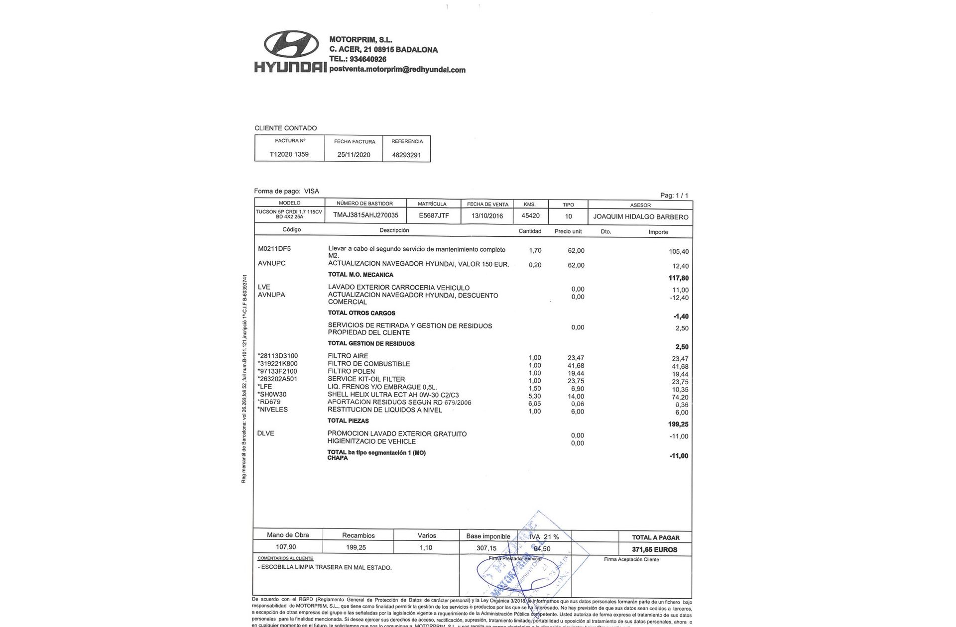 Hyundai Tucson 1.7 CRDi BlueDrive 25 Aniversario 4x2 - foto 22