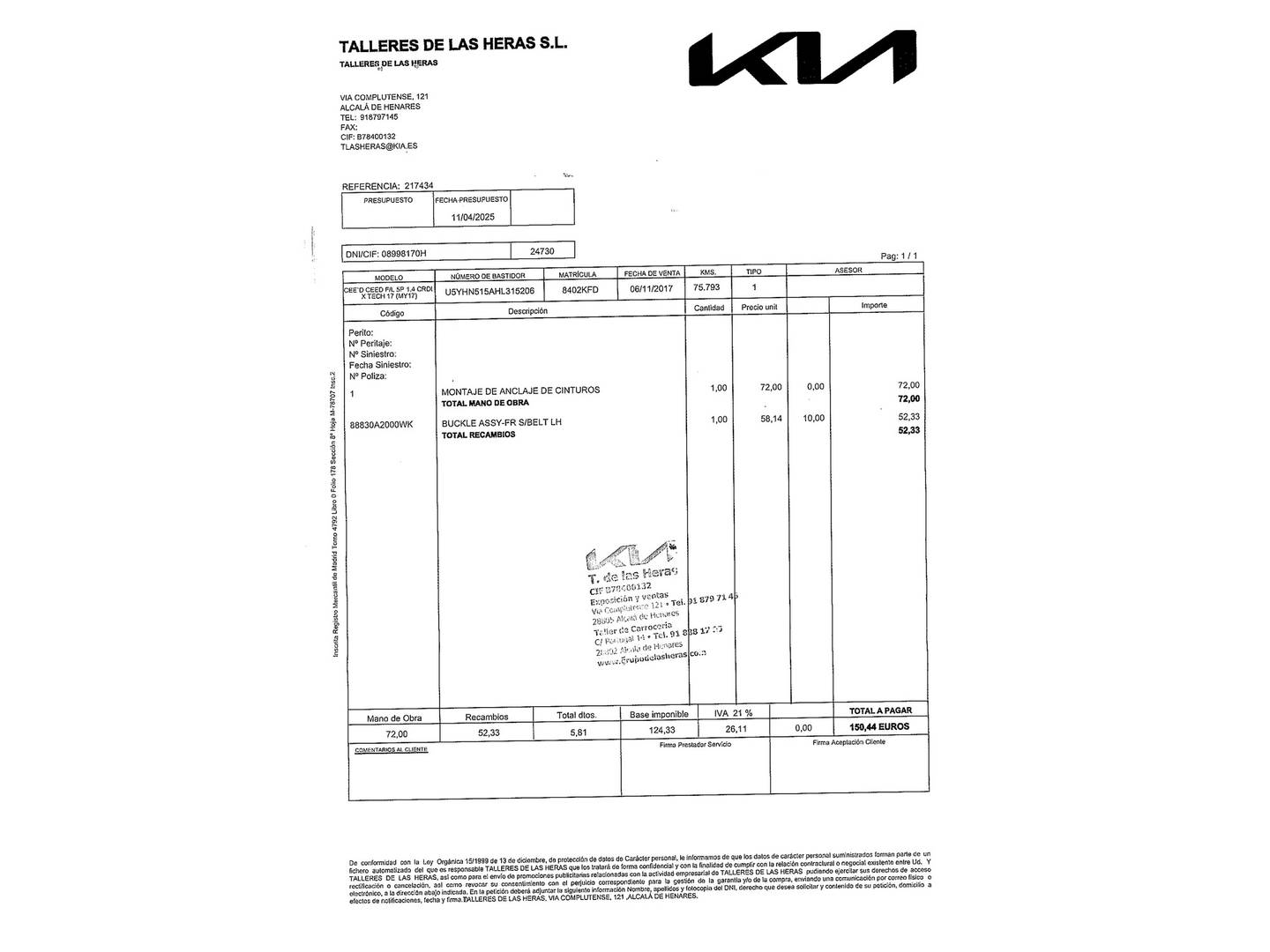 Foto KIA Ceed Kia Ceed 1.4 CRDi WGT x-Tech17 (90 CV)