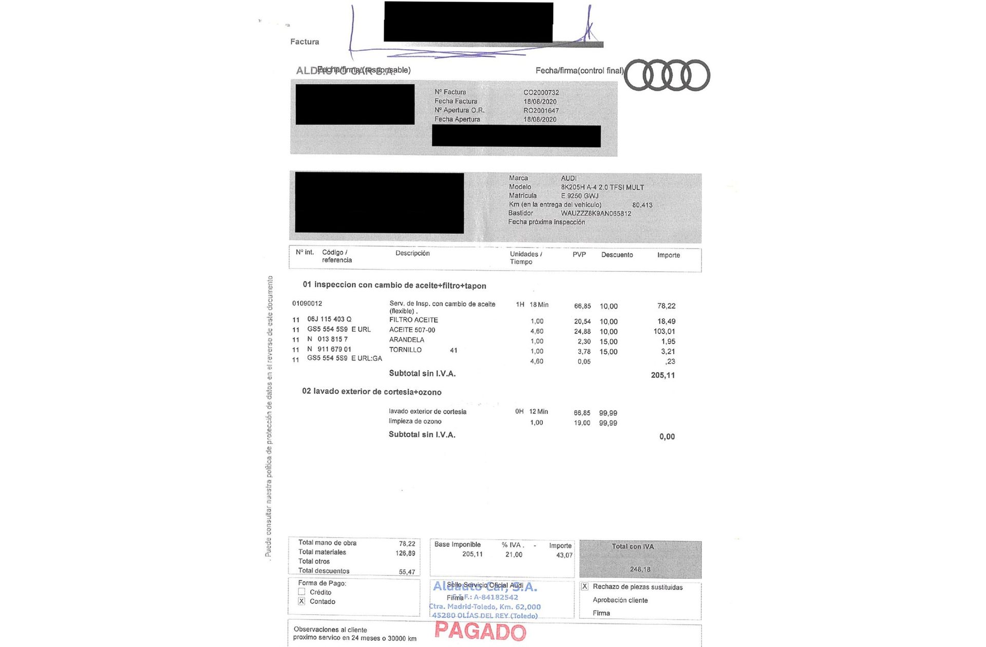 Audi A4 2.0 TFSI multitronic - foto 18