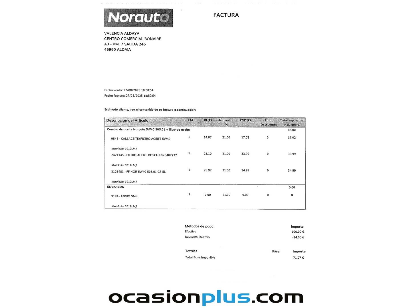 Foto del mantenimiento del BMW X1 BMW X1 sDrive18d (150 CV)