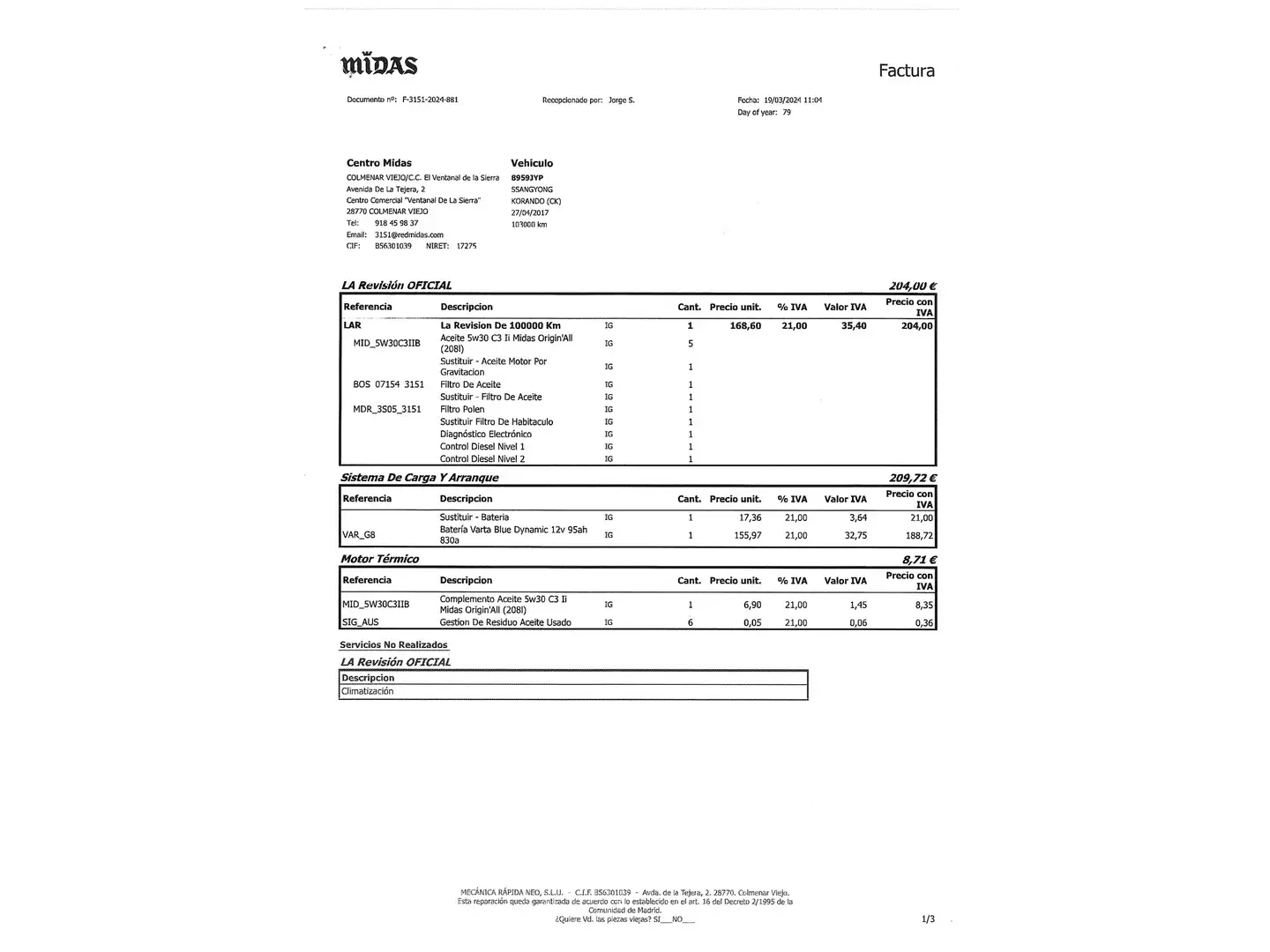 Foto SsangYong Korando Ssangyong Korando D22T Limited 4x2 (178 CV)