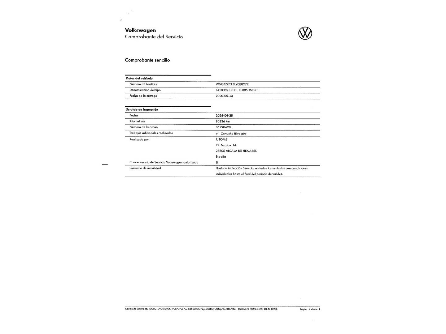 Volkswagen T-Cross Volkswagen T-Cross Advance 1.0 TSI (115 CV) DSG de segunda mano