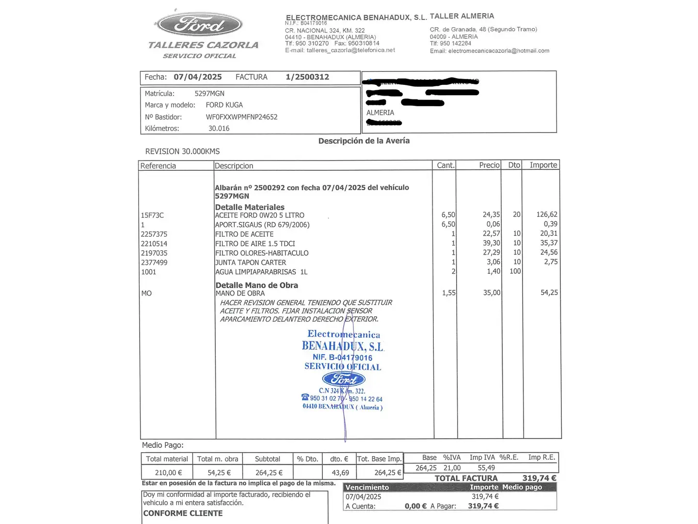 Foto Ford Kuga Ford Kuga 1.5 EcoBlue Titanium (120 CV)