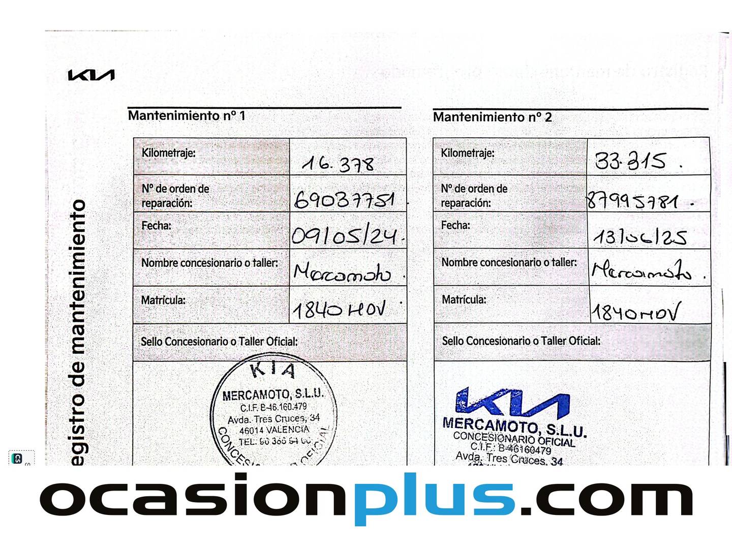 Foto del mantenimiento del KIA Stonic KIA Stonic 1.0 T-GDi MHEV Drive iMT (100 CV)