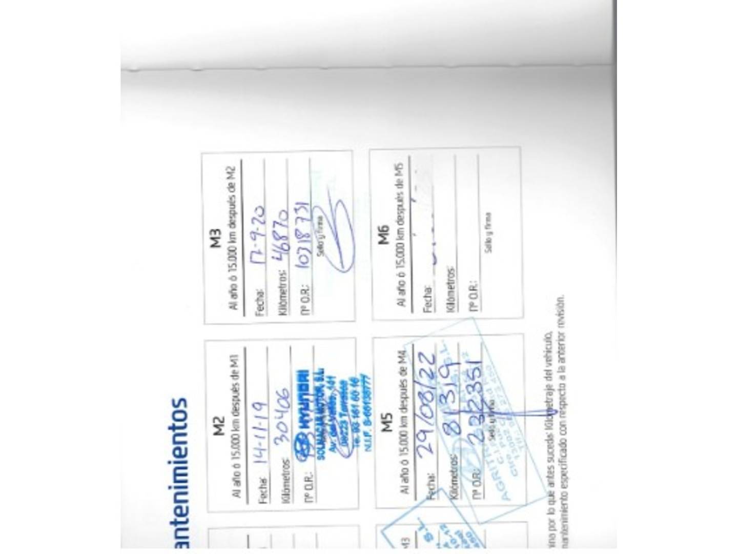 Foto del mantenimiento del Hyundai i30 Hyundai i30 Fastback 1.4 TGDI Style DCT (140 CV)