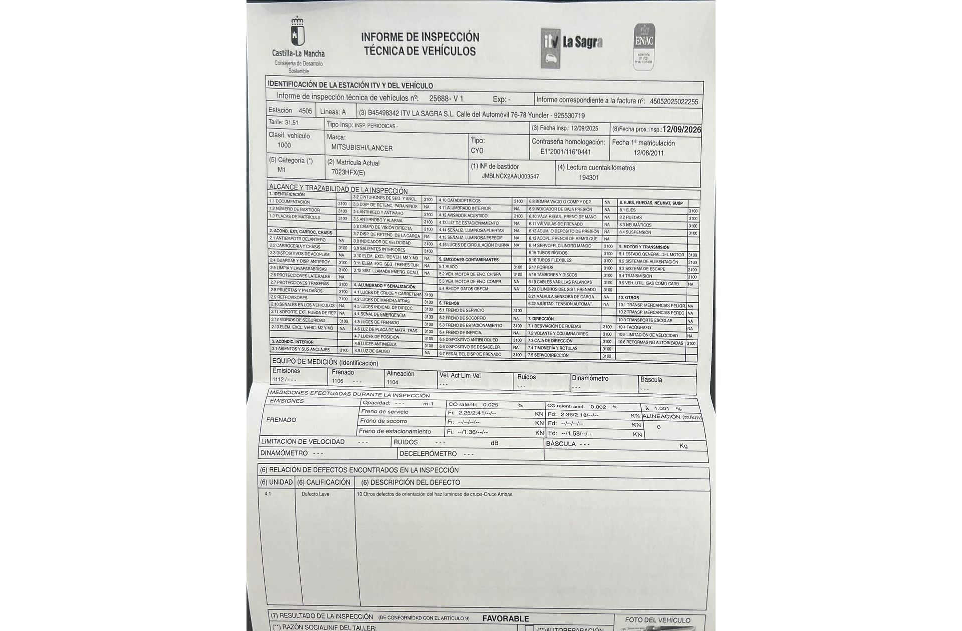Mitsubishi Lancer Sportback 1.5 Mivec Invite - foto 15