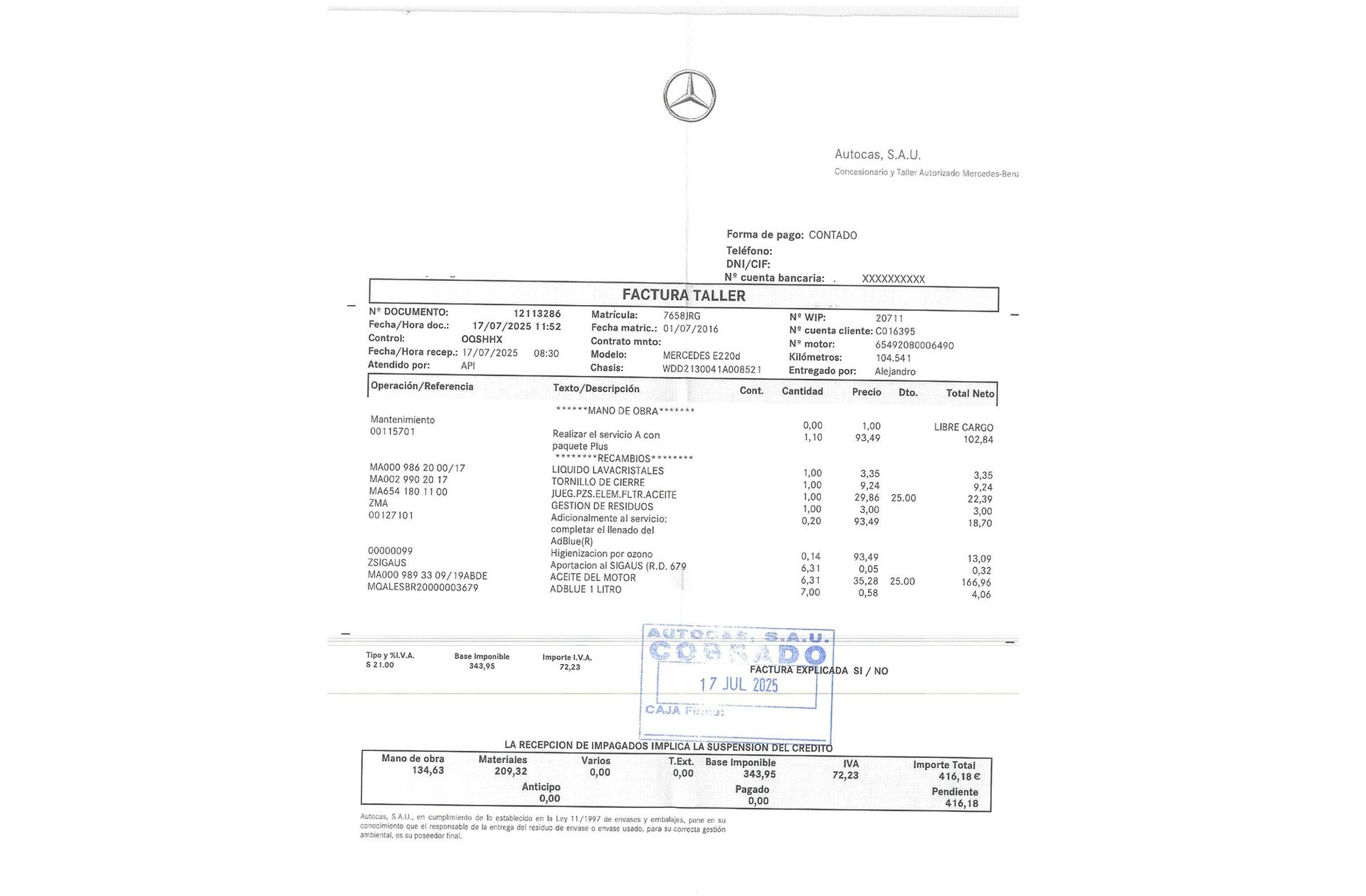 Mercedes-Benz Clase E E 220 d - foto 27