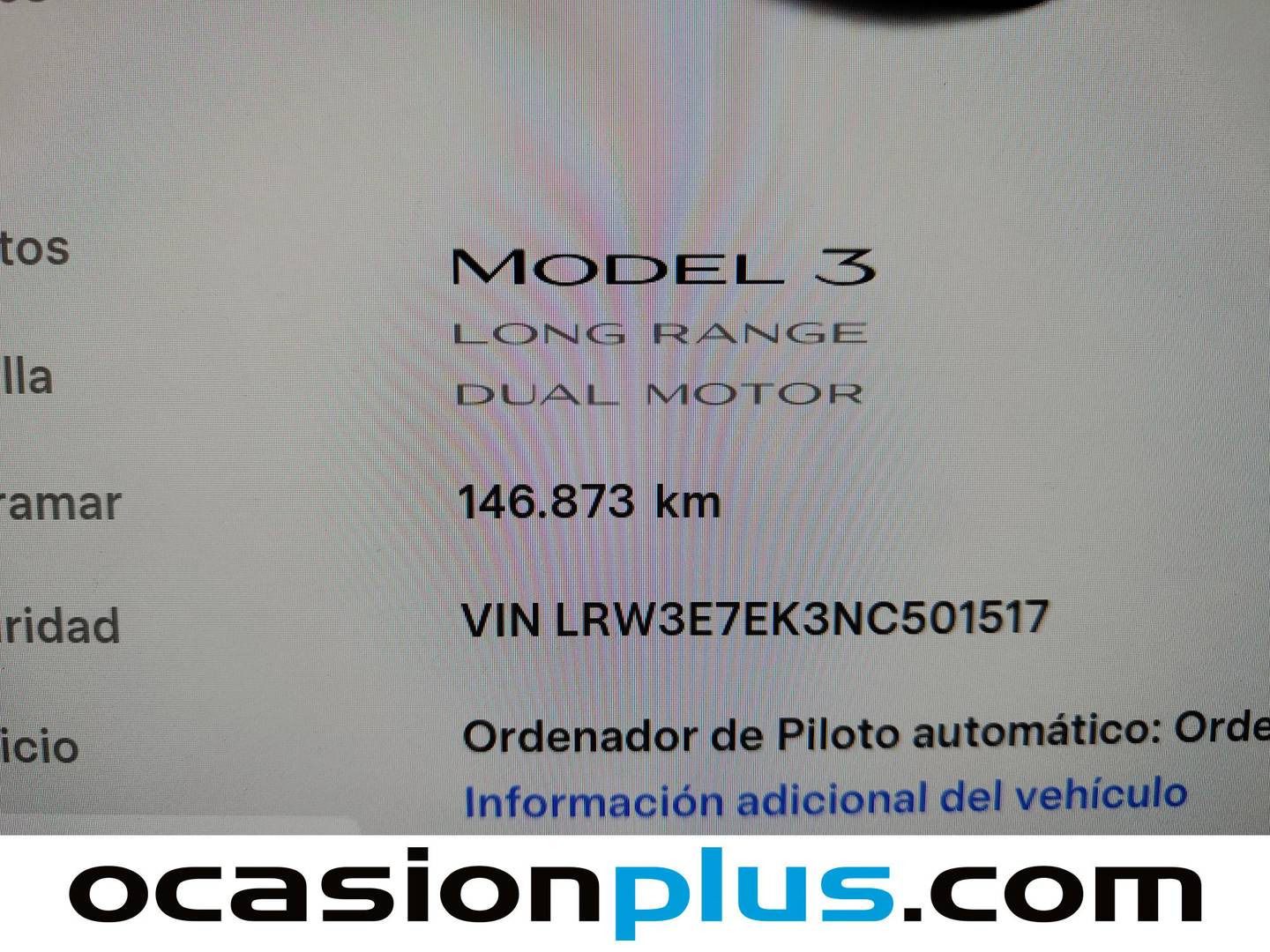 Foto Tesla Model 3 Tesla Model 3 Gran Autonomía 4WD (498 CV)