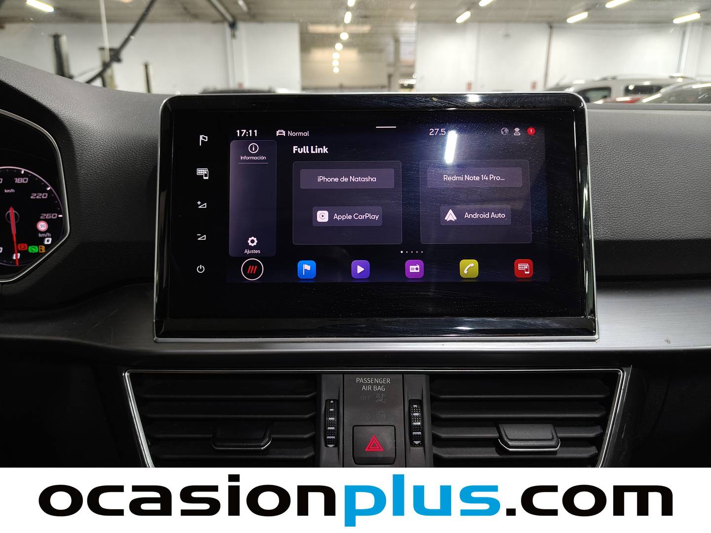 Equipamiento del Seat Tarraco Seat Tarraco 1.5 TSI FR GO XL DSG (150 CV) 7 Plazas