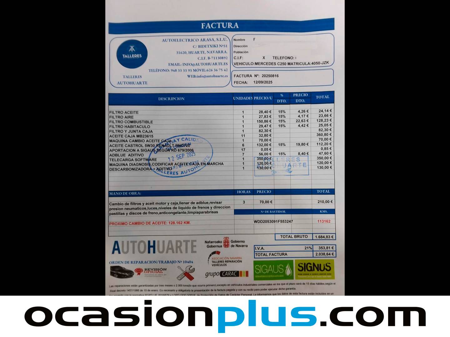 Foto Mercedes Clase C Mercedes-Benz Clase C C Coupe 250 d 4Matic Pack AMG (204 CV)