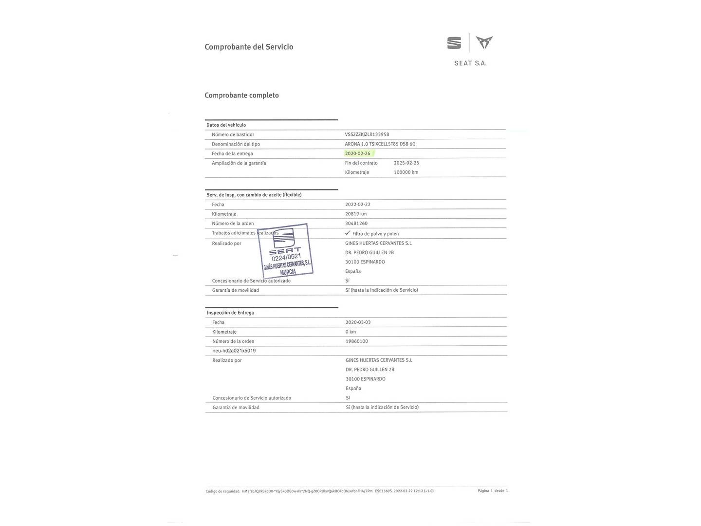 Foto Seat Arona SEAT Arona 1.0 TSI Ecomotive Xcellence Edition (115 CV)