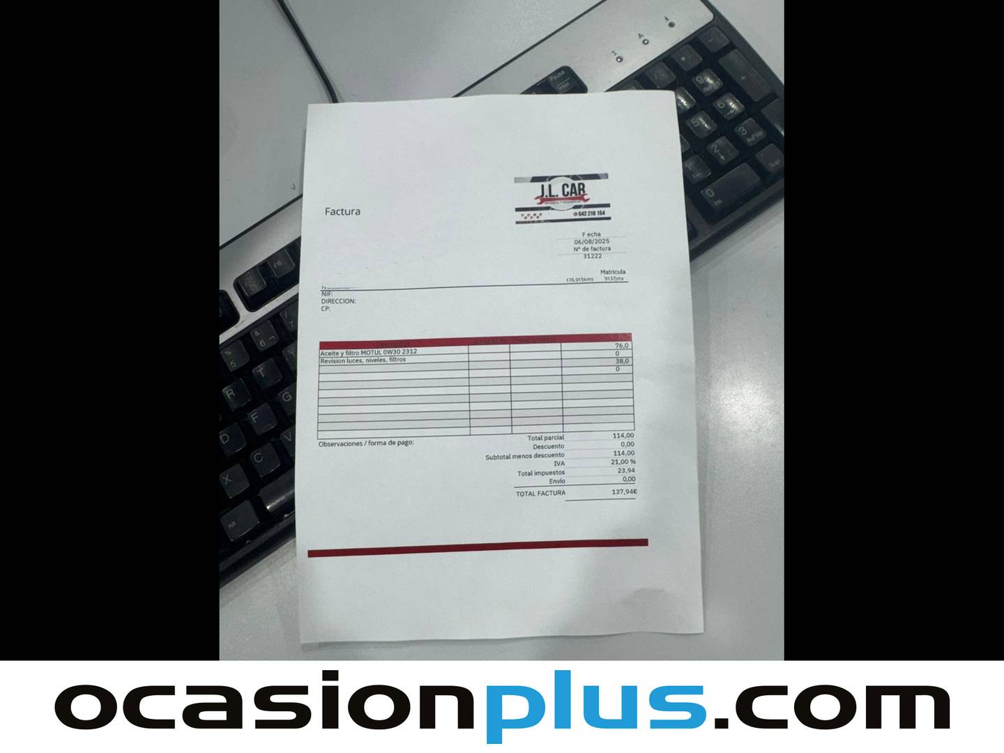 Foto del mantenimiento del Fiat 500X Fiat 500X 1.6 MultiJet Pop Star 4x2 (120 CV)