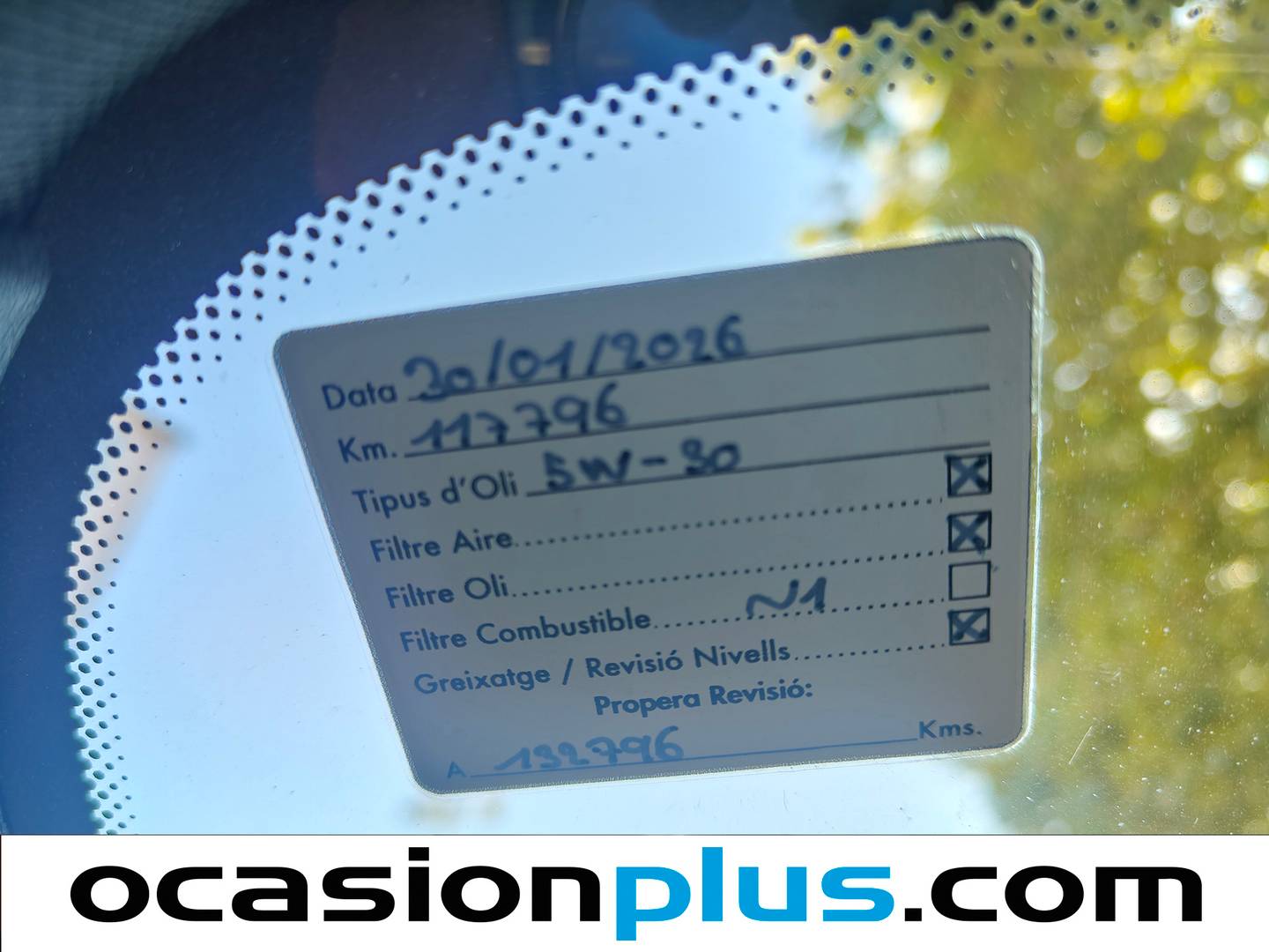 Foto del mantenimiento del BMW Serie 1 BMW Serie 1 116d (116 CV)Pack M