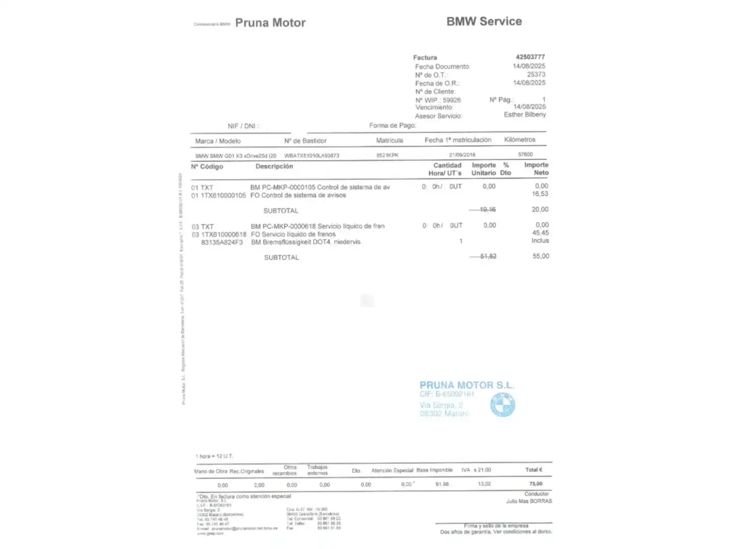 Foto BMW X3 BMW X3 xDrive25d  (231 CV)