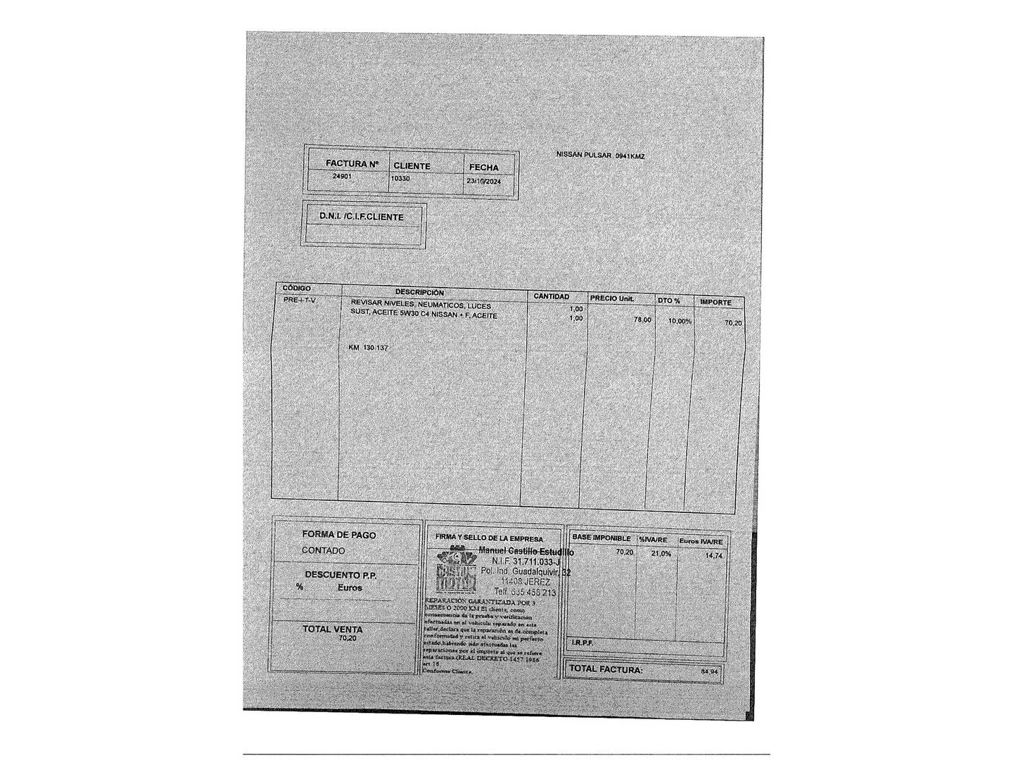 Foto Nissan PULSAR Nissan Pulsar 1.2 DIG-T Acenta (115 CV)