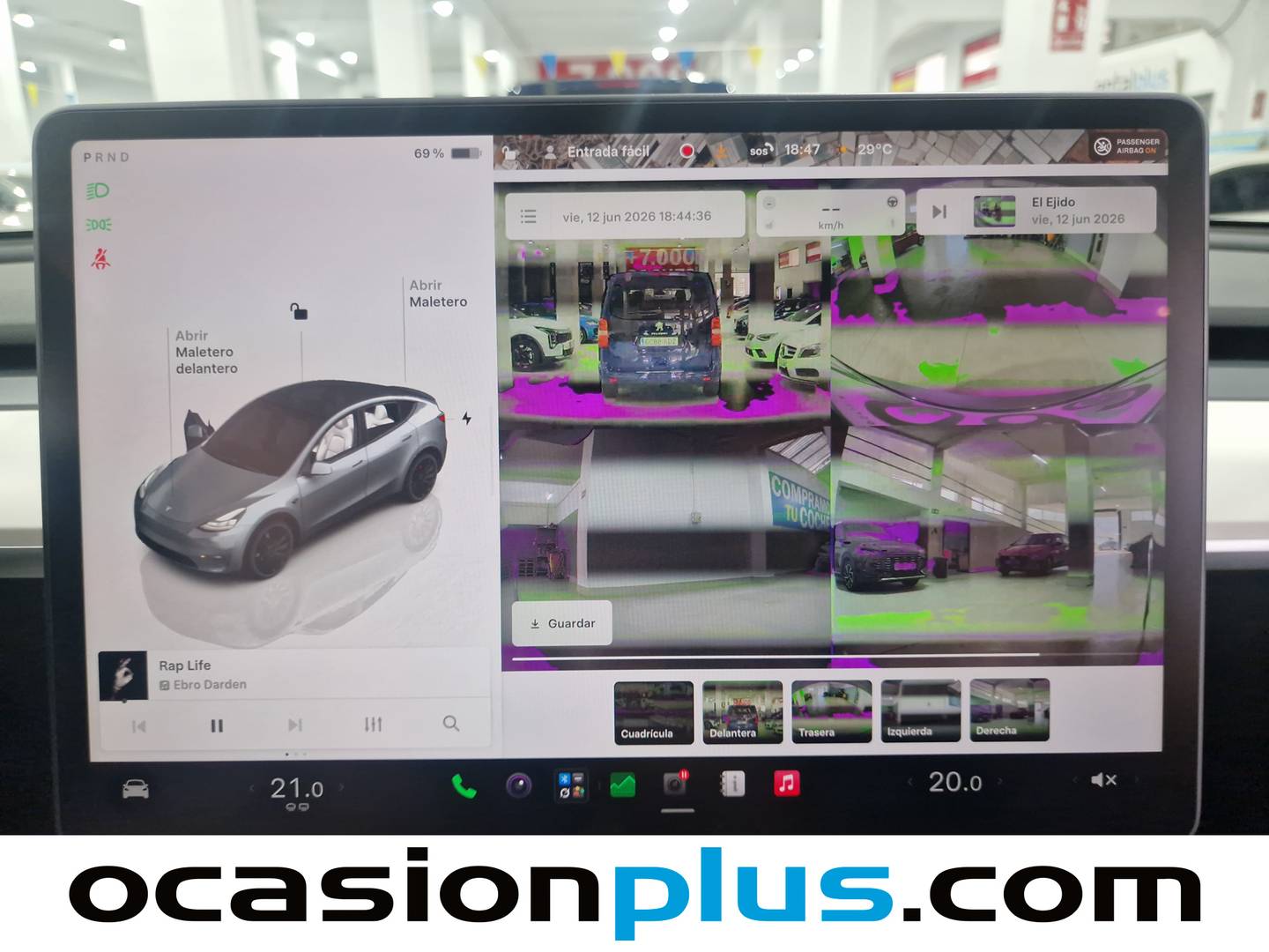 Equipamiento del Tesla Model Y Tesla Model Y Performance 4WD (534 CV)