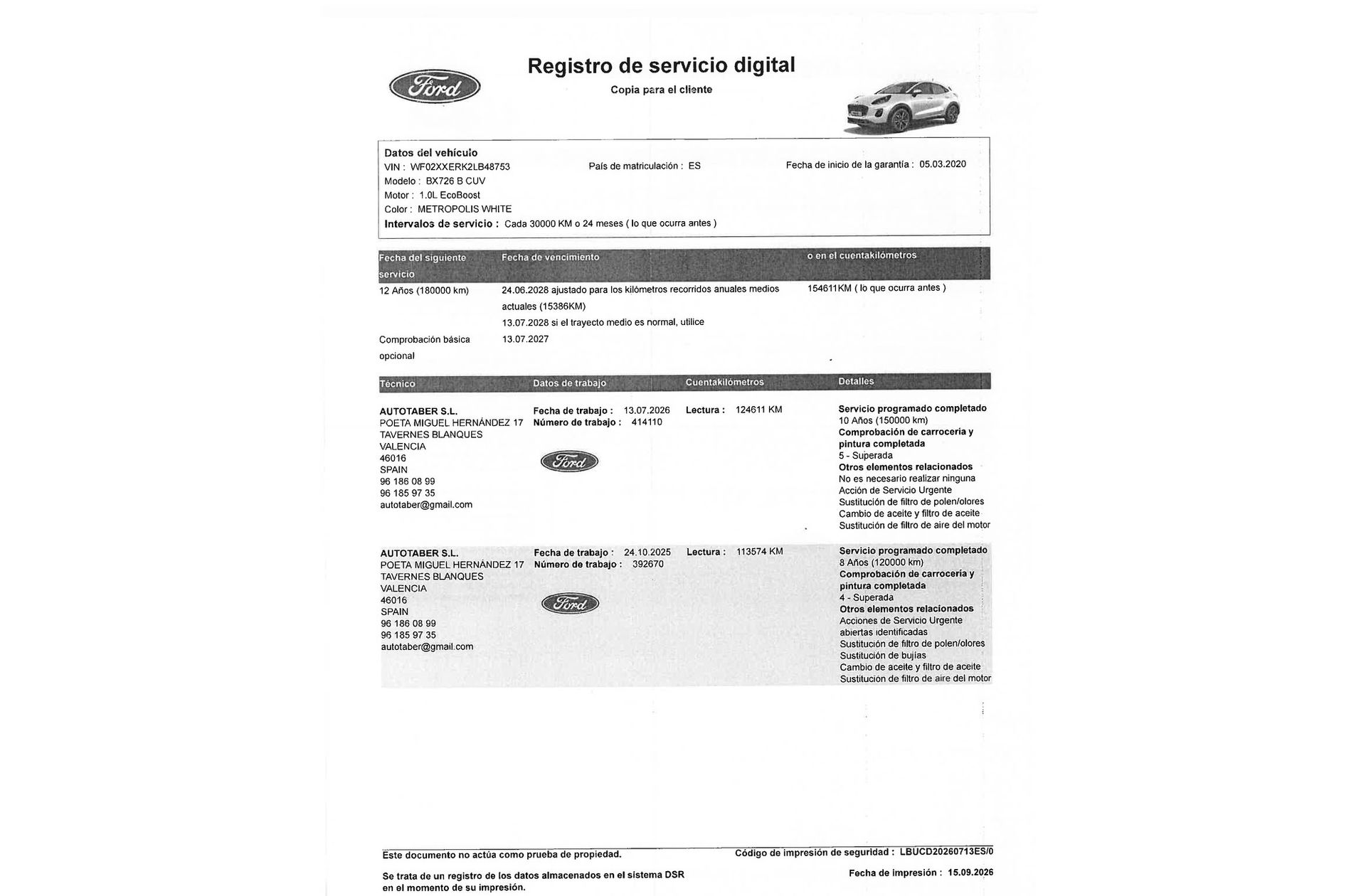 Ford Puma 1.0 EcoBoost Titanium - foto 22
