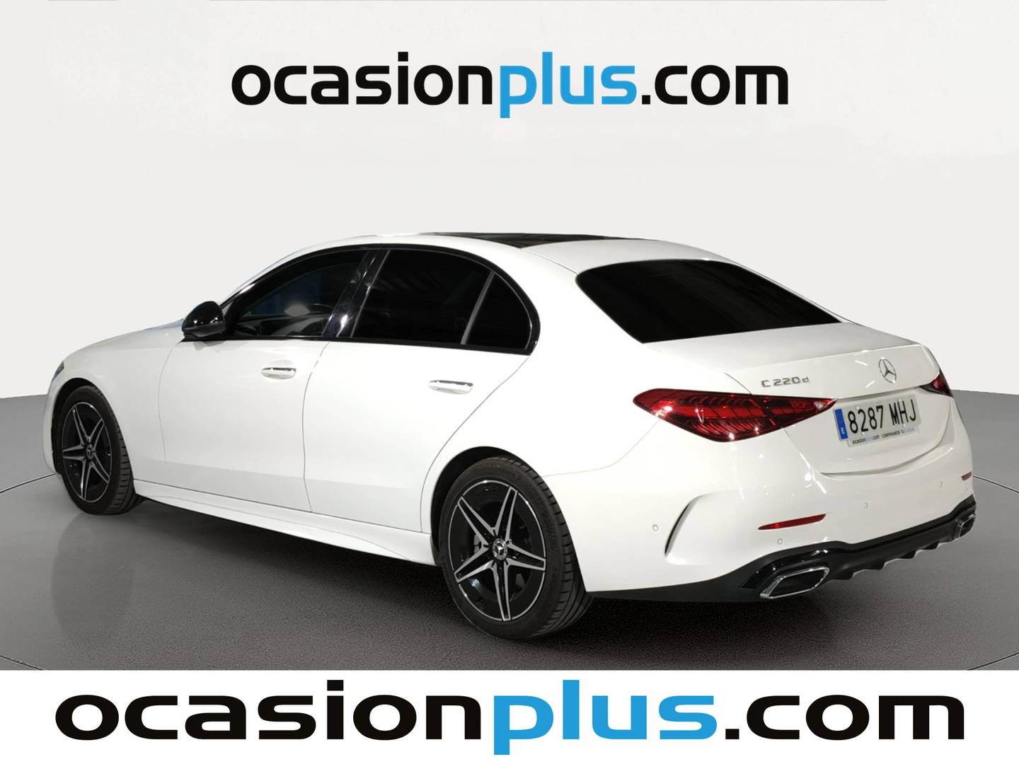 Foto trasera Mercedes Clase C Mercedes Clase C 220 d (200 CV) Pack AMG izquierda