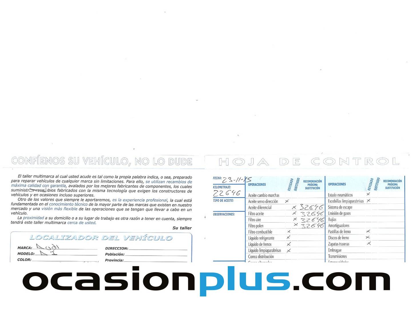 Foto del mantenimiento del Audi A1 Audi A1 Sportback Attraction 1.2 TFSI (86 CV)
