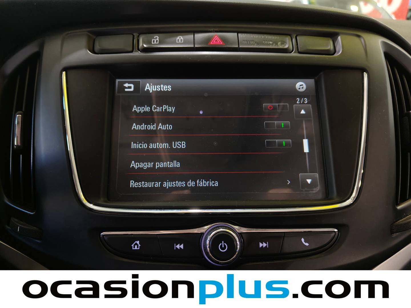 Equipamiento del Opel Zafira Opel Zafira 1.6 CDTI S&S Expression (120 CV) 7 Plazas