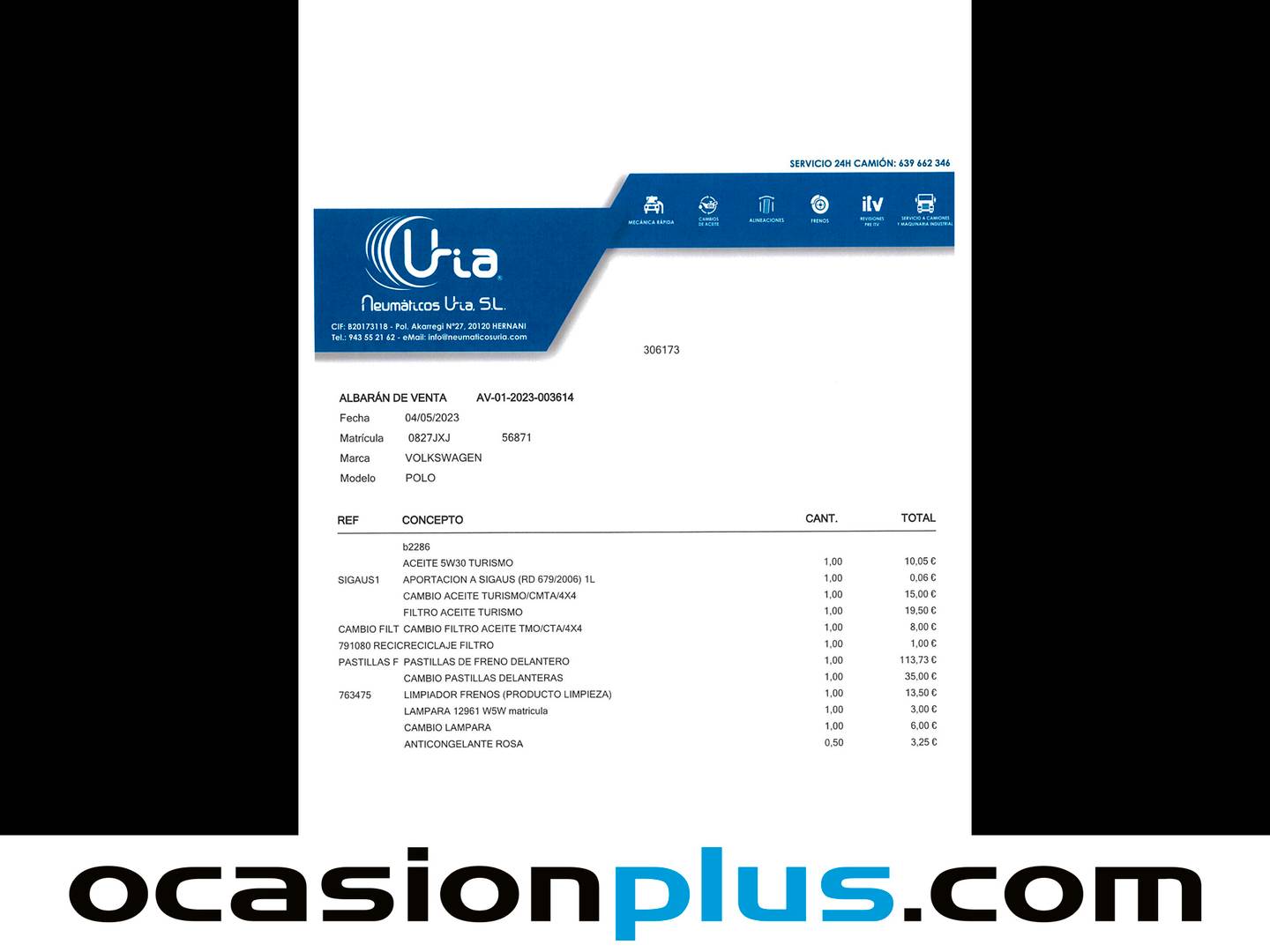 Foto del mantenimiento del Volkswagen Polo Volkswagen Polo 1.2 TSI BMT  (90 CV)