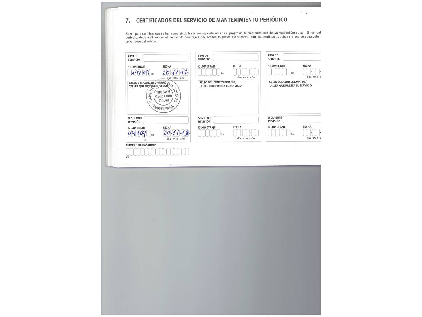 Foto del mantenimiento del Nissan QASHQAI Nissan Qashqai 1.6 Tekna Sport Chrome 4X2 (117 CV)