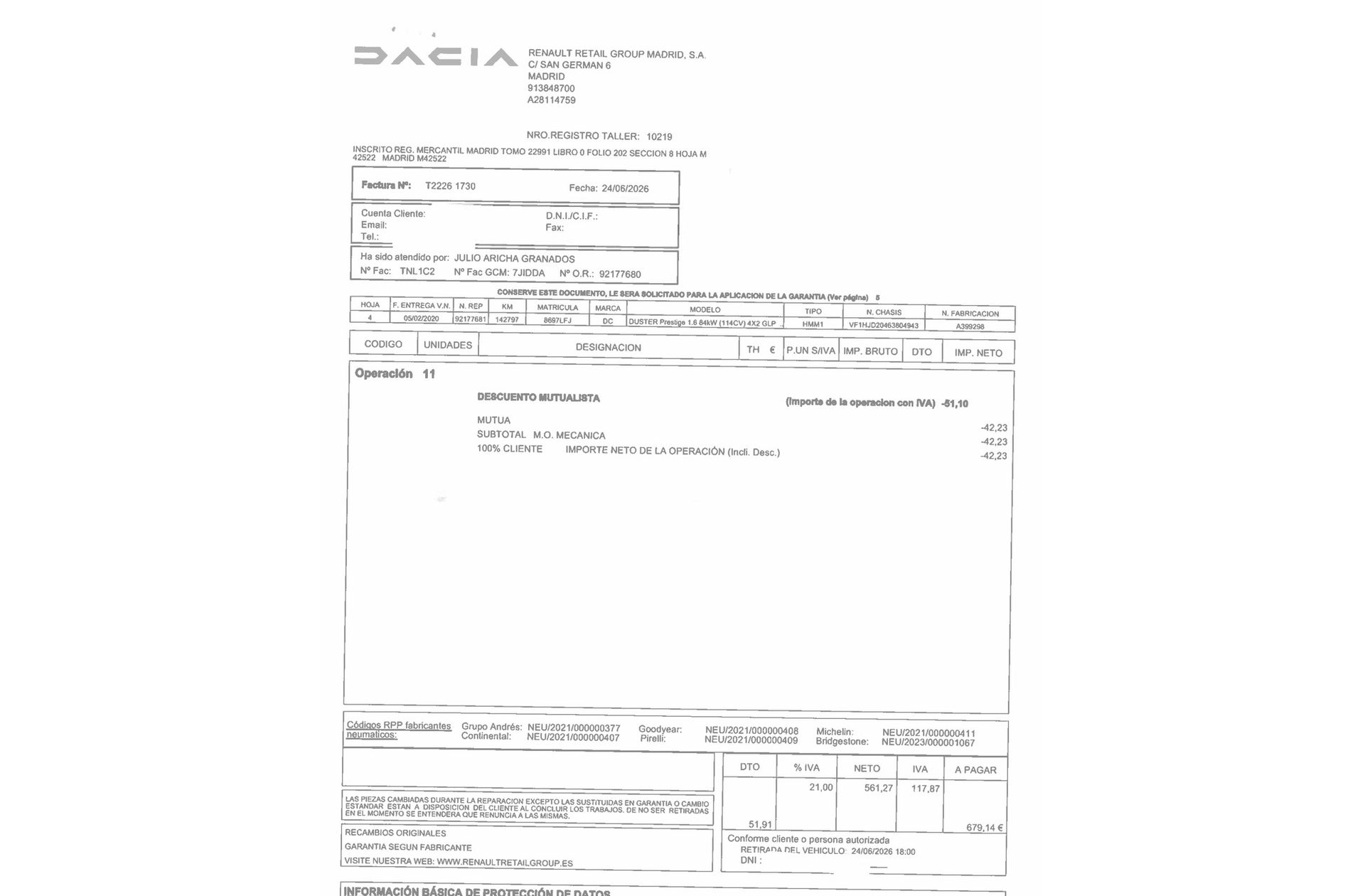 Dacia Duster 1.6 GLP Prestige 4x2 - foto 23