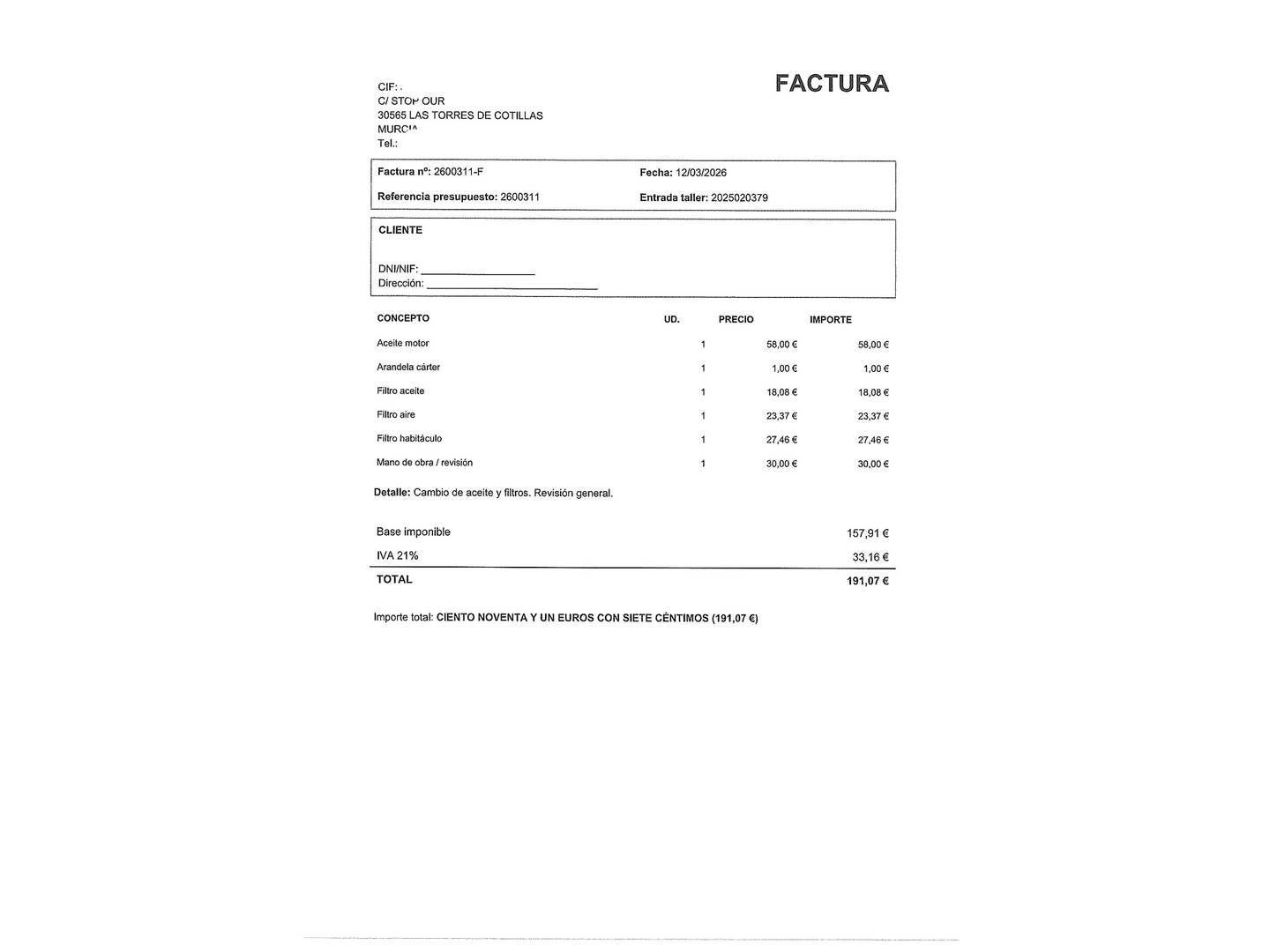 Foto del mantenimiento del KIA Stonic KIA Stonic 1.2 CVVT Eco-Dynamics Drive (84 CV)