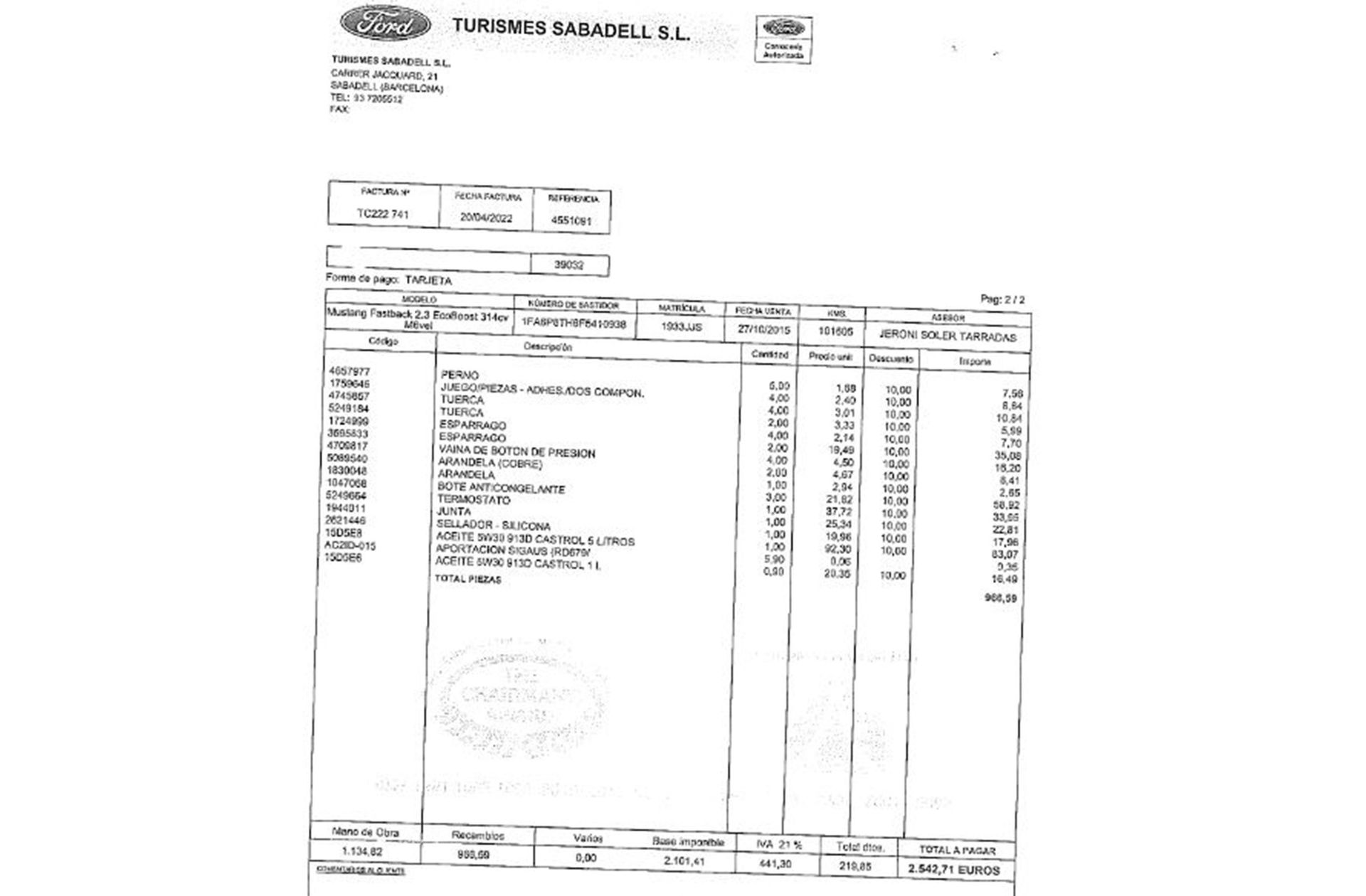 Ford Mustang 2.3 EcoBoost Mustang (Fastback) - foto 32