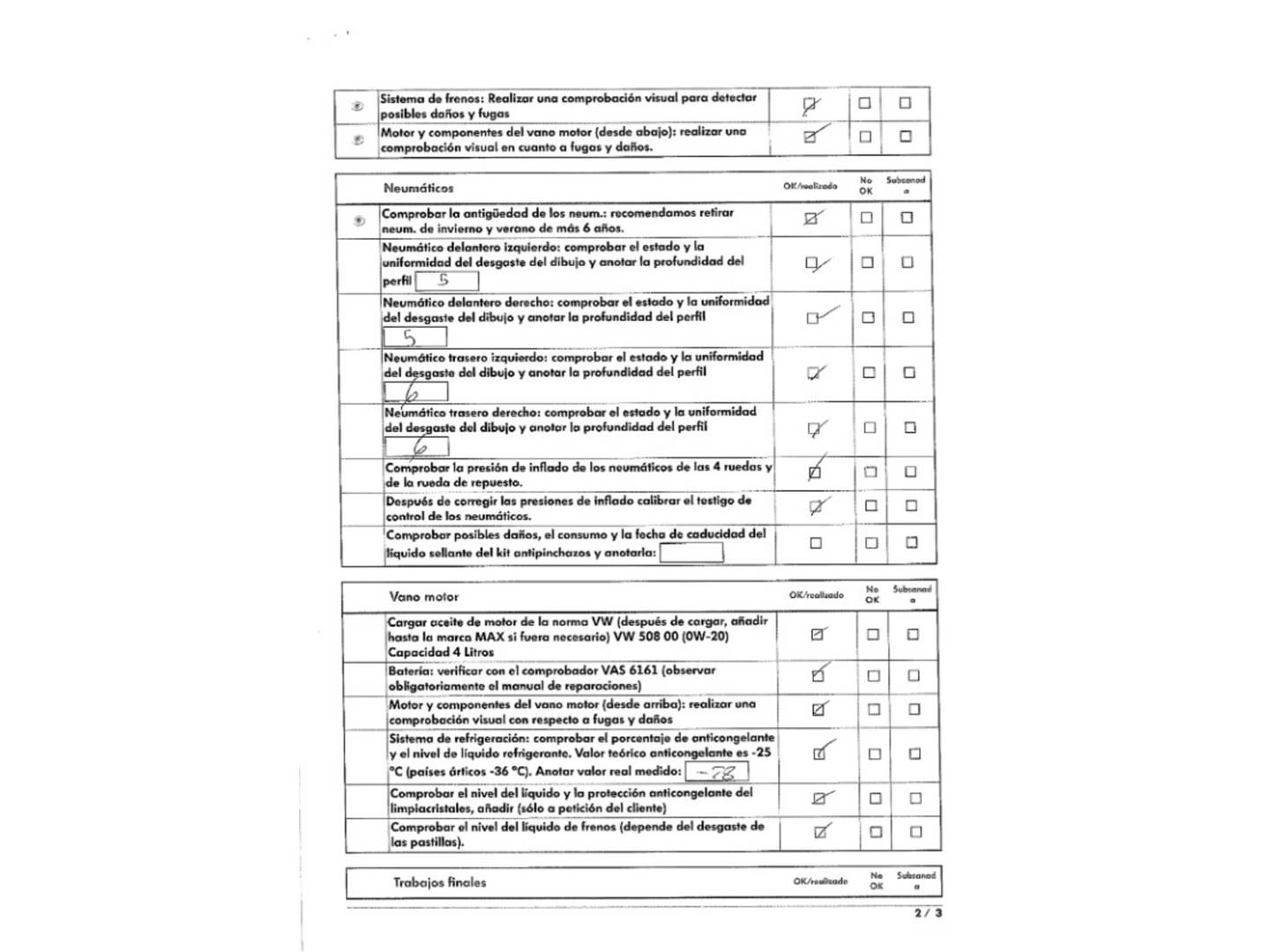 Foto del mantenimiento del Seat Arona SEAT Arona 1.0 TSI S&S FR Plus (110 CV)