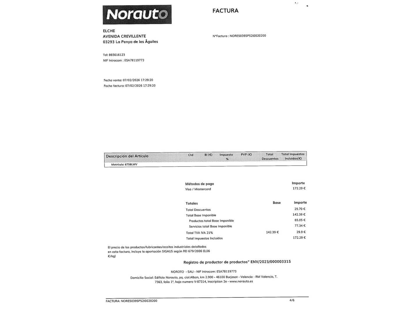 Foto del mantenimiento del Nissan Micra Nissan Micra IG-T Acenta (92 CV)