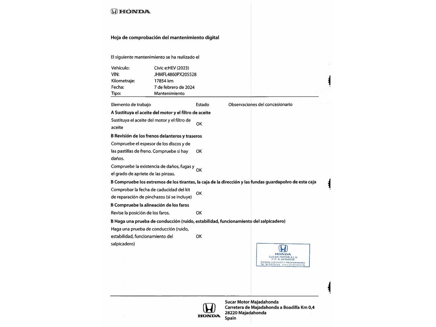 Foto Honda Civic Honda Civic 2.0 i-MMD Sport CVT (184 CV)