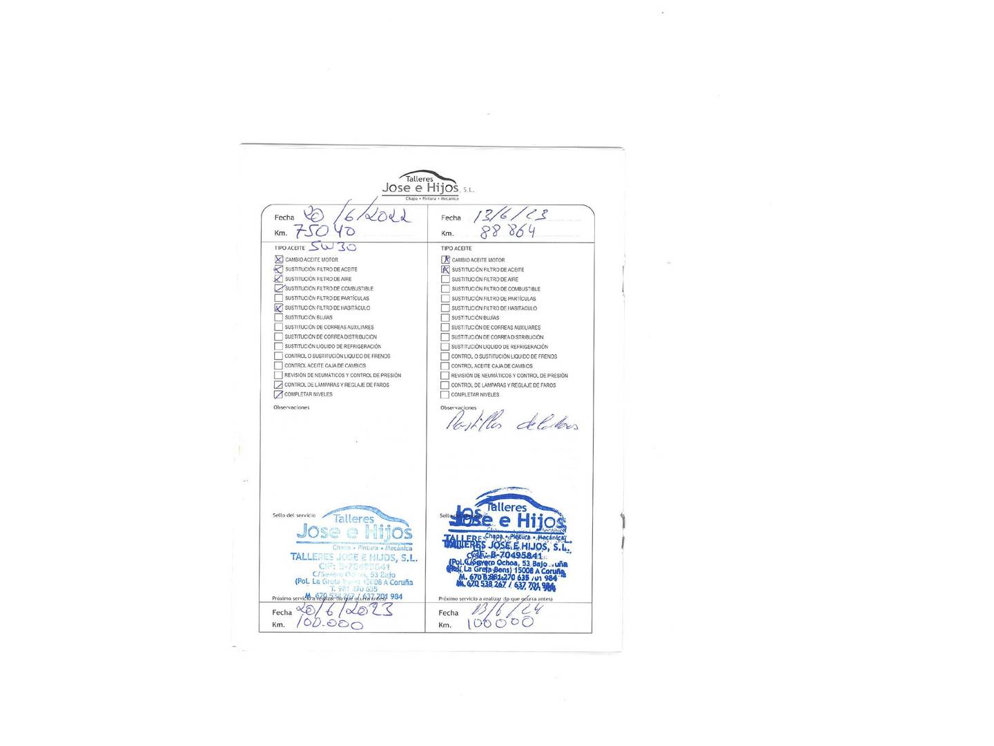 Foto del mantenimiento del Fiat Ducato Fiat Ducato Furgon 2.3 Multijet 35 Largo Techo Alto (130 CV)