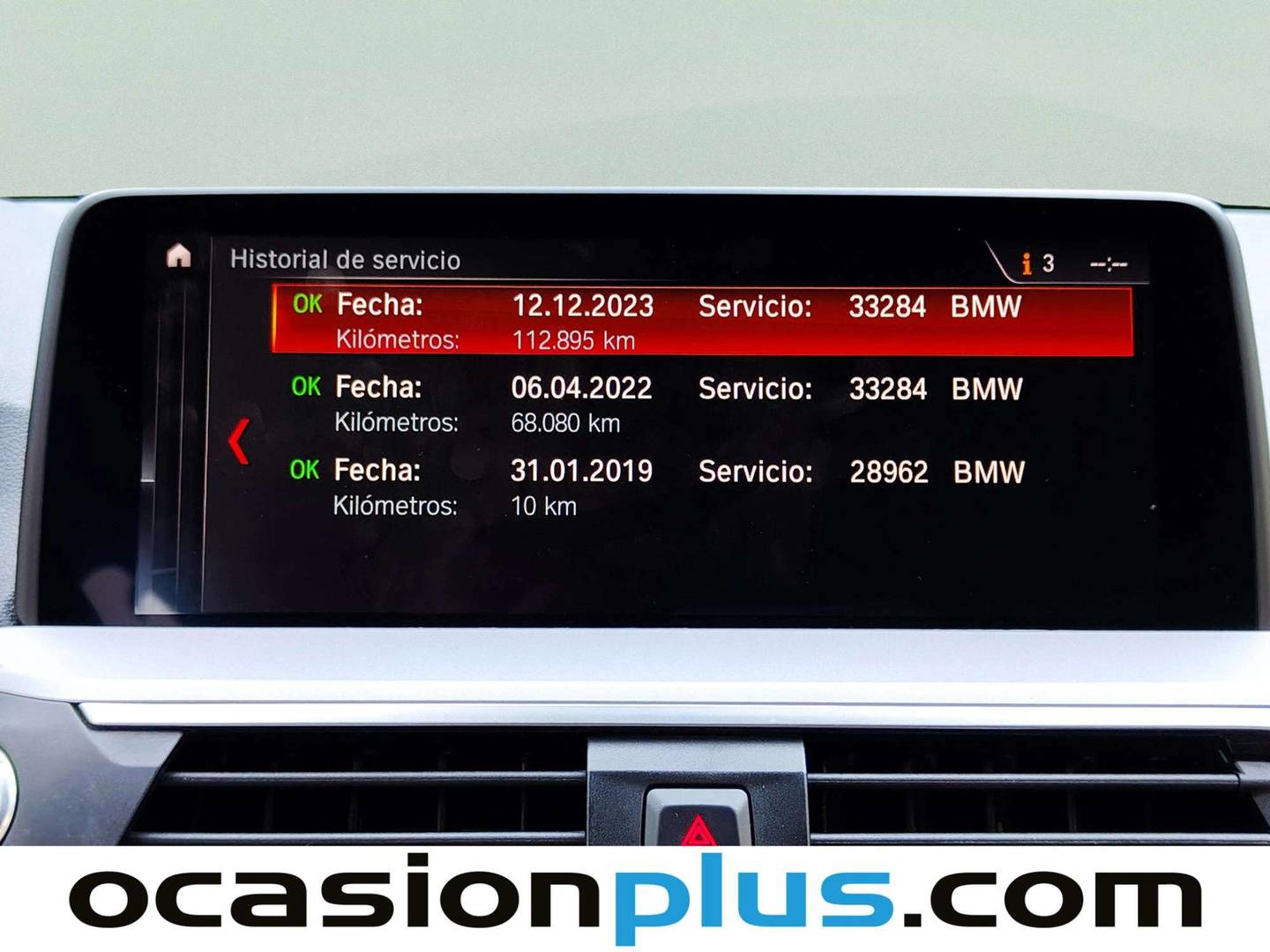 Foto del mantenimiento del BMW X3 BMW X3 xDrive30d (265 CV)