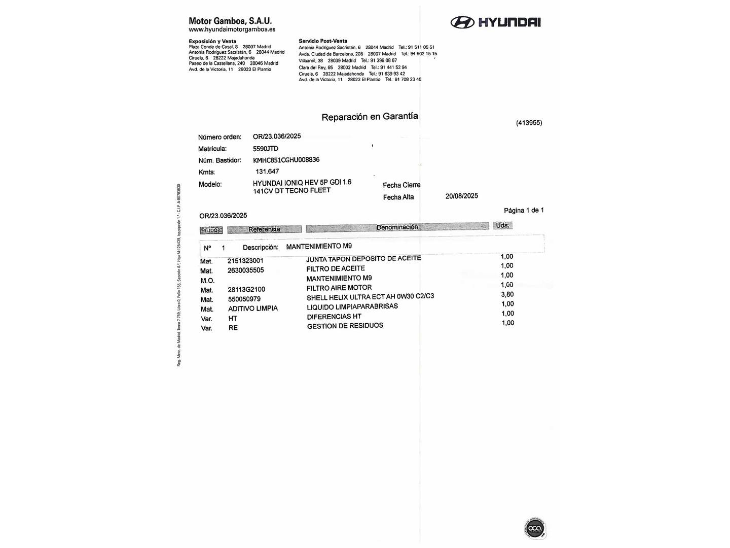 Foto Hyundai IONIQ Hyundai Ioniq 1.6 GDI HEV Style DCT (141 CV)