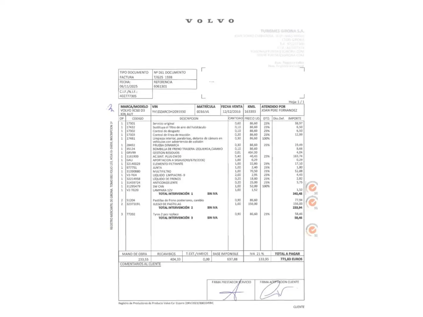 Foto Volvo XC60 Volvo XC60 D3 Kinetic Auto (150 CV)
