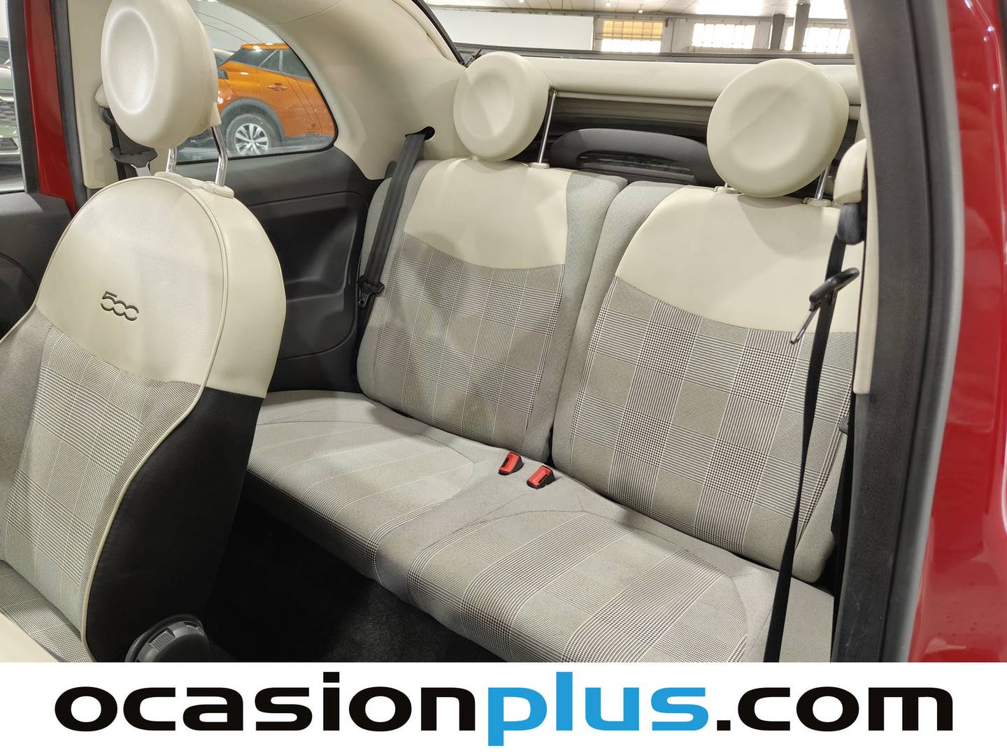 Foto asientos traseros Fiat 500 Fiat 500C 1.2 8v Cabrio Lounge (69 CV)