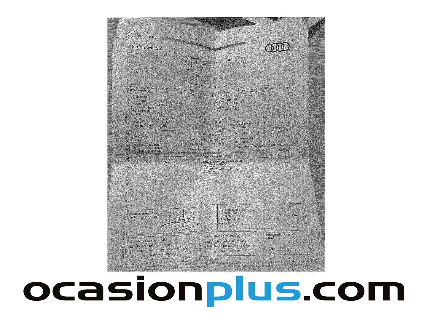 Foto del mantenimiento del Audi Q8 Audi Q8 50 TDI quattro (286 CV) tiptronic Pack S-Line