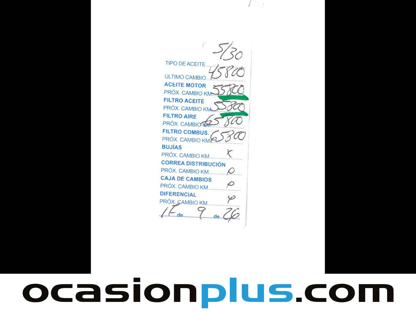 Foto del mantenimiento del Seat Ibiza Seat Ibiza 1.2 TSI Style (90 CV)