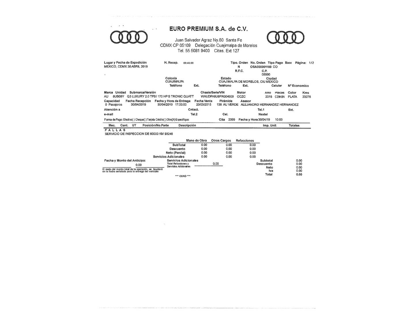 Audi Q3 Audi Q3 Attraction 2.0 TFSI quattro (170 CV) S tronic 4x4 barato