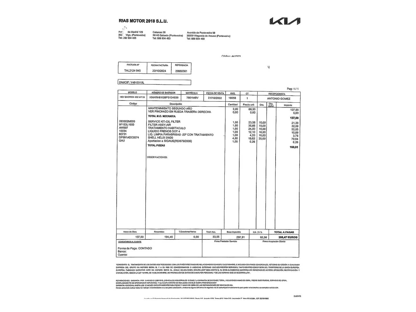 Foto KIA Sorento Kia Sorento 1.6 T-GDi HEV Emotion 4x2 (230 CV) 7 Plazas