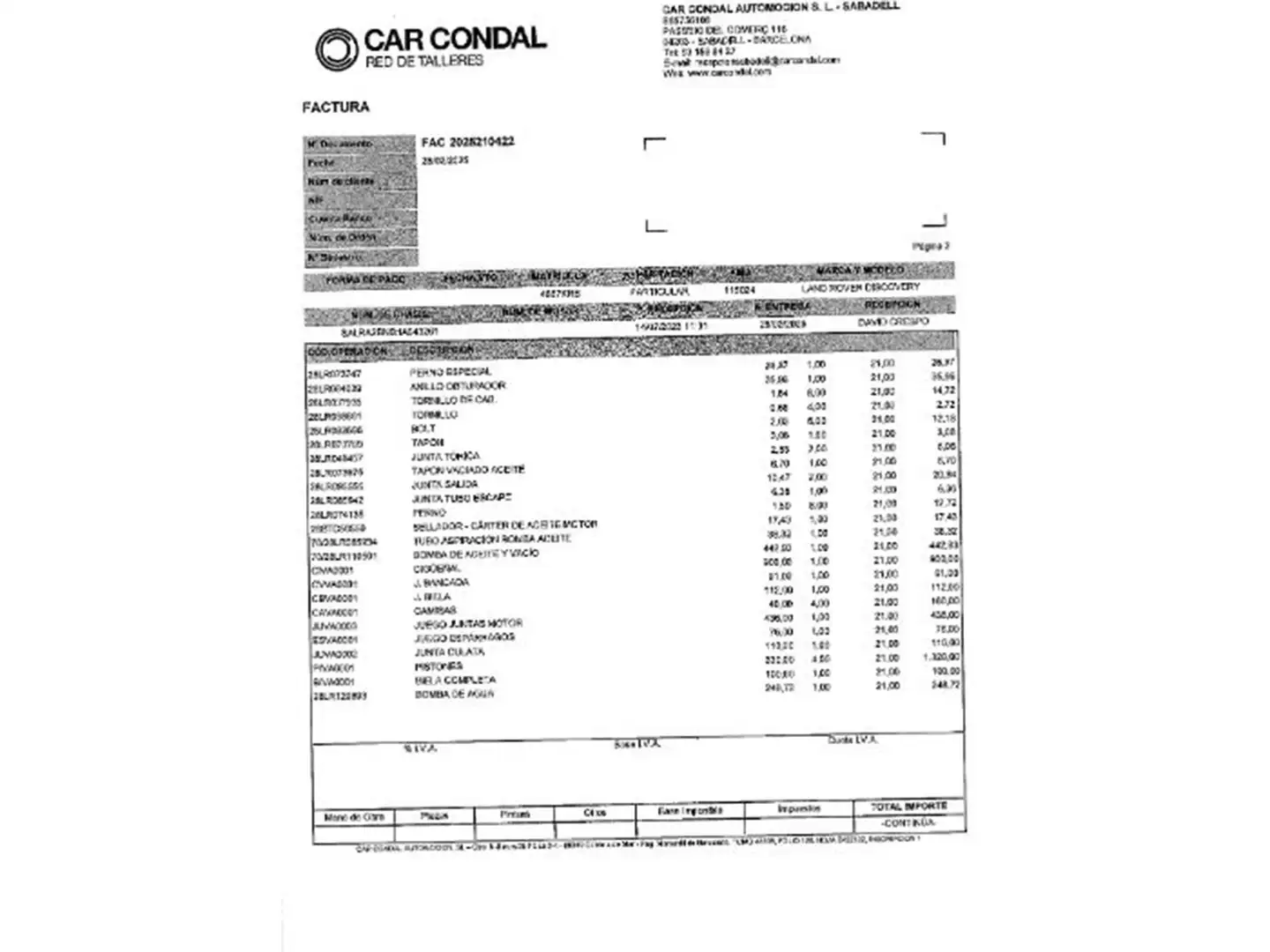 Foto Land Rover Discovery Land Rover Discovery 2.0 I4 SD4 S Auto (240 CV)