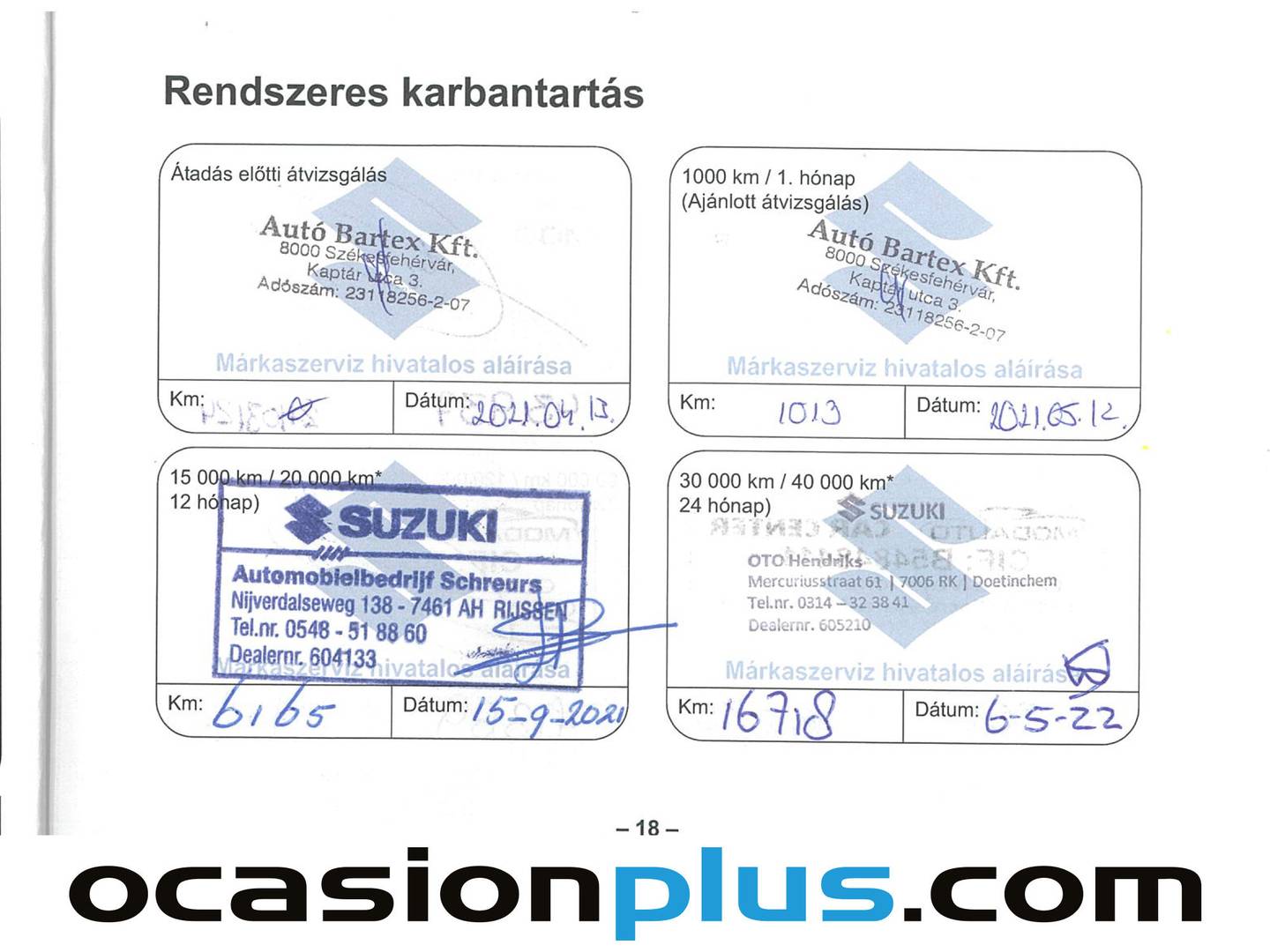 Foto del mantenimiento del Suzuki Vitara Suzuki Vitara 1.4 Turbo Mild Hybrid GLX Auto (129 CV)