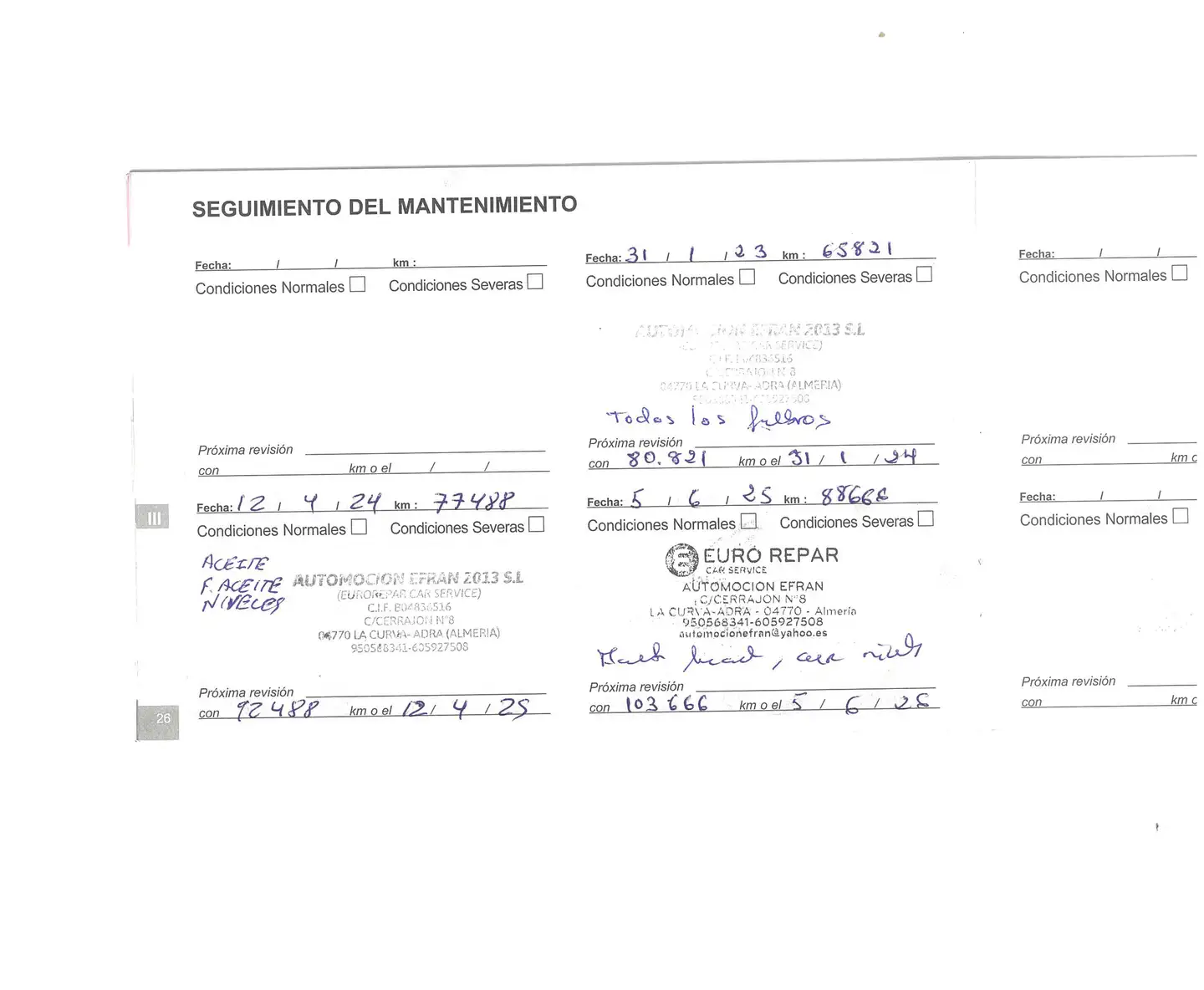 Mantenimiento