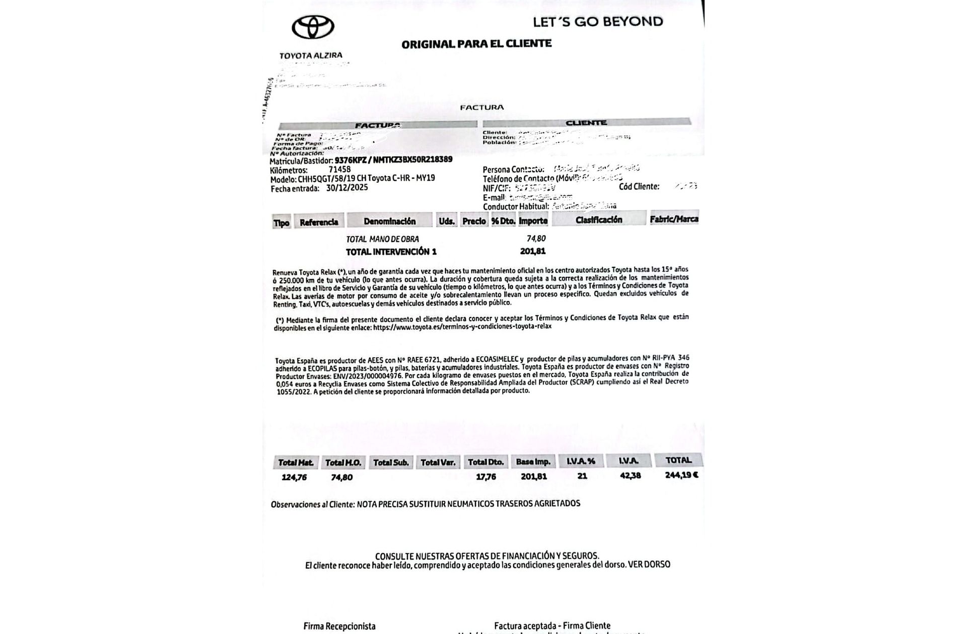 Toyota C-HR 1.8 125H Dynamic Plus - foto 24